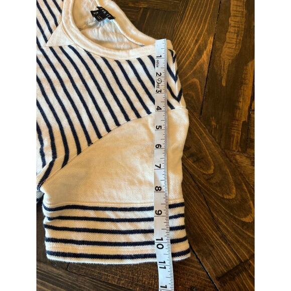 Theory Preppy Nautical Transitional T Shirt Dress Women Medium Beach Resort Trip - Picture 6 of 8